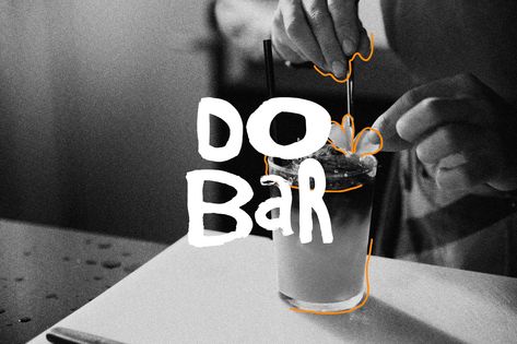 Social Media - Dobar on Behance Mixologist Logo Design, Branding Social Media Design, Dive Bar Branding, Bar Social Media Design, Coffee Social Media Design, Bar Branding Design, Bar Graphic Design, Cocktail Branding, Bar Social Media