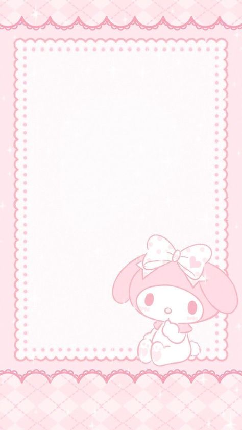 Picsart Template, Cutecore Background, Pink Wallpaper Border, Memo Pad Design, Hello Kitty Wallpaper Hd, Hello Kitty Printables, My Melody Wallpaper, Desain Quilling, Japon Illustration