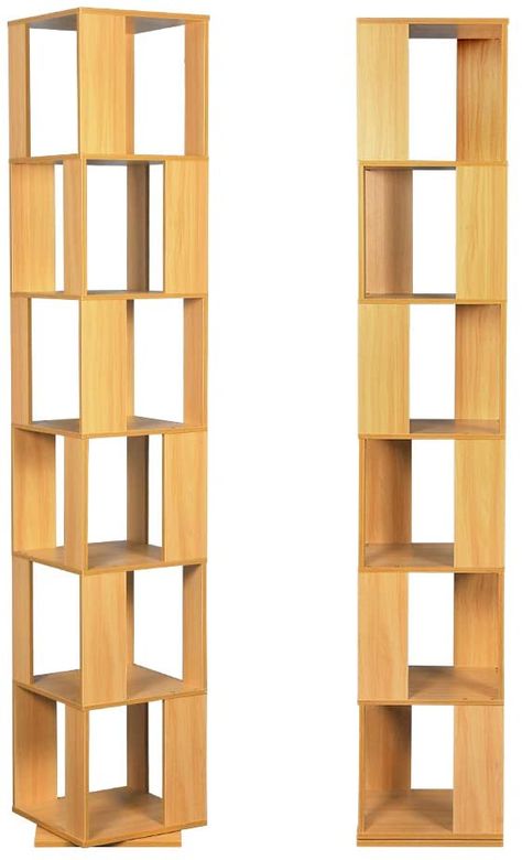 Amazon.com: Rotating Bookshelf,4HOMART Floor Rack Simple Bookcase Student Multi-Function Creative Bookshelf for Living Room: Kitchen & Dining Book Rack Design Modern, Short Bookshelves, Freestanding Bookshelves, Invisible Bookshelves, Narrow Bookshelves, Teen Bookshelf, Contemporary Bookshelves, Bookshelves Rustic, Bookshelves Vintage