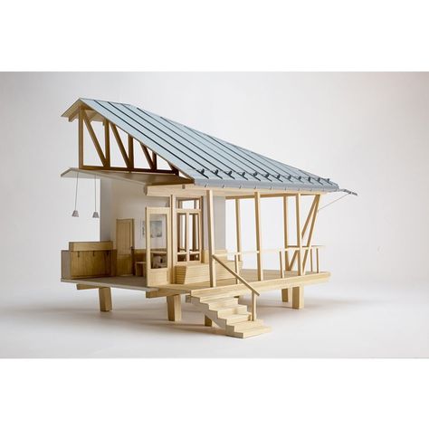 Mountain Restaurant, Structural Model, Timber Architecture, Architecture Models, Bamboo Structure, Interior Architecture Drawing, Timber Roof, Architectural Model, Arch Model