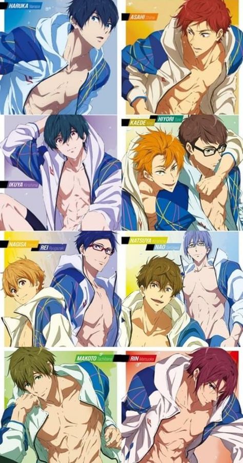 Free! Anime, Free Eternal Summer, Free Characters, Splash Free, Free Iwatobi Swim Club, Free Iwatobi, Super Mario Art, Eternal Summer, Iwatobi Swim Club