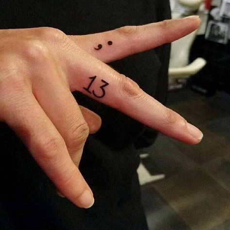 Lucky 13 Tattoo by Sebbe Lucky 13 Tattoo, Number 13 Tattoos, Lucky Tattoos, Fingers Tattoo, Inner Finger Tattoo, Finger Tattoos Words, Girl Finger Tattoos, Cool Finger Tattoos, Micro Tattoo