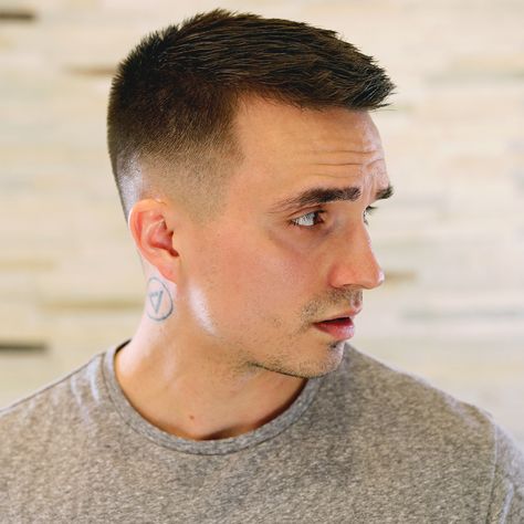 Mid skin taper crew cut Haircut by Jeff at Barbers of Green Gate St. George Utah. #crewcut #menshair #menshairstyles #menshaircut #menshaircuts #dredrexler #hair #menstyle #mensstyleguide Mid Fade Crewcut, Military Cut Hair Men, Crewcut Haircut Men, Short Hair Cuts For Men, Crew Cut Men, Skin Taper, Crew Cut Fade, Crew Cut Hair, Crew Cut Haircut