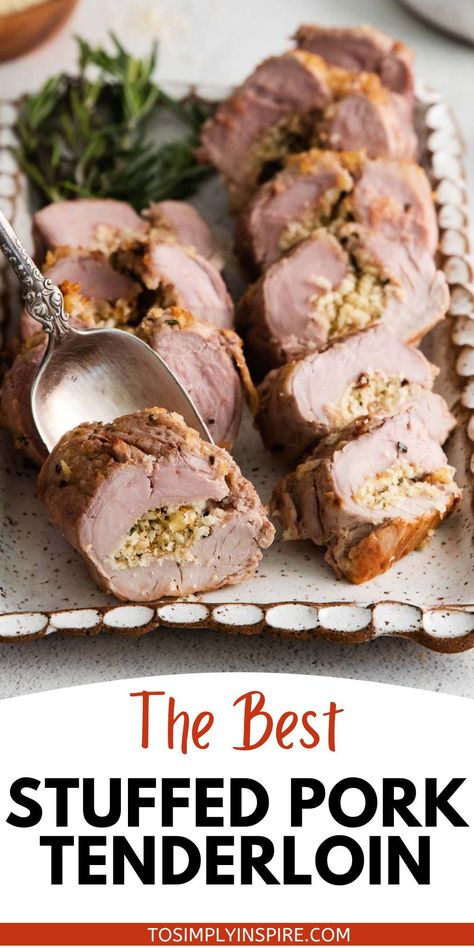 Pork Loin Recipes Oven, Rosemary Sauce, Roasted Pork Tenderloin Recipes, Easy Pork Tenderloin, Loin Recipes, Baked Pork Tenderloin, Pork Roast In Oven, Tenderloin Roast, Roasted Pork Tenderloins