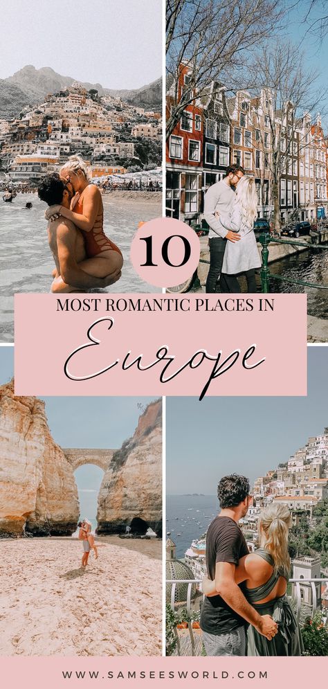 Most Romantic Vacations, Europe Holiday Destinations, Most Romantic Honeymoon Destinations, Best Travel Destinations For Couples, Honeymoon Places Romantic Getaways, Couple Trip Ideas, Birthday In Europe, Europe With Boyfriend, Places To Travel As A Couple