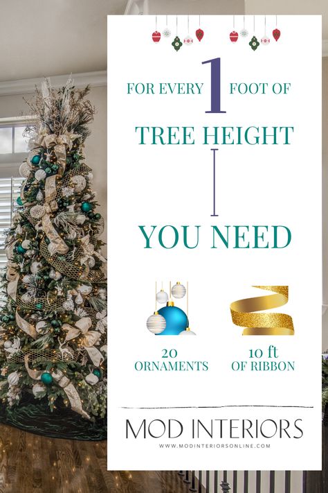 Tips to Decorate Your Christmas Tree Like a Pro! - MOD Interiors Decorate Christmas Tree Like A Pro, 12 Foot Christmas Tree, Christmas Tree Decorating Tips, Appetizers Christmas, Christmas Tree Inspo, Tall Christmas Trees, Christmas Tree Decorating Themes, Christmas Organization, Large Christmas Tree