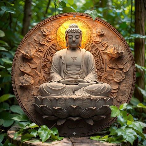 Buddha-Themed Round Aluminum Wall Art, Perfect for Home, Office, Cafe & Bar Decor | Ideal Gift for Office Cafe, Plaque Sign, Cafe Bar, Bar Decor, Aluminum Wall, Aluminum Wall Art, Ideal Gift, Home Office, Home And Garden