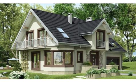 House One Story, Tiny House Plans Small Cottages, Rustic Home Exterior, Small Cottages, Home Exterior Makeover, Home Cozy, Lake House Plans, Beautiful House Plans, Design Exterior