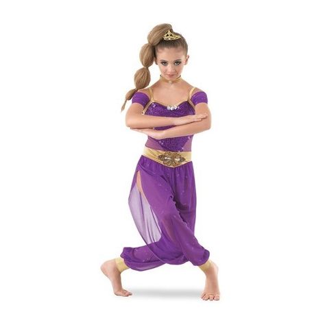 Weissman® | One-Piece Sequin Genie Character ❤ liked on Polyvore featuring costumes, glitter costume, purple genie costume, genie costume, purple costume and purple halloween costumes Arabian Princess Costume, Gold Camisole, Mini Tiara, Genie Costume, Weissman Dance Costumes, Weissman Costumes, Leotard Costume, Dance Tutus, Lyrical Costumes