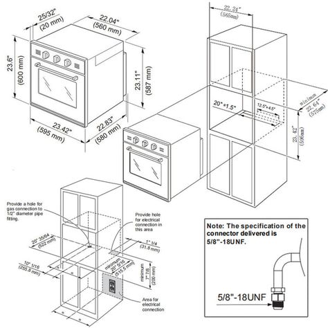 Wall Oven Gas 24 Inch | Baking Art | Empava Appliances® Gas Wall Oven, Lpg Gas, Convection Cooking, Single Wall Oven, Propane Grill, Luxury Appliances, Stainless Steel Oven, Large Oven, Gas Oven