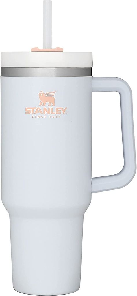 Stanley 40oz Adventure Quencher Reusable Insulated Stainless Steel Tumbler (CLOUD) Stanley Water Bottle, Stanley Adventure, Trendy Water Bottles, Cute Water Bottles, Birthday List, Cute Cups, Fun Cup, Birthday Wishlist, Cup With Straw