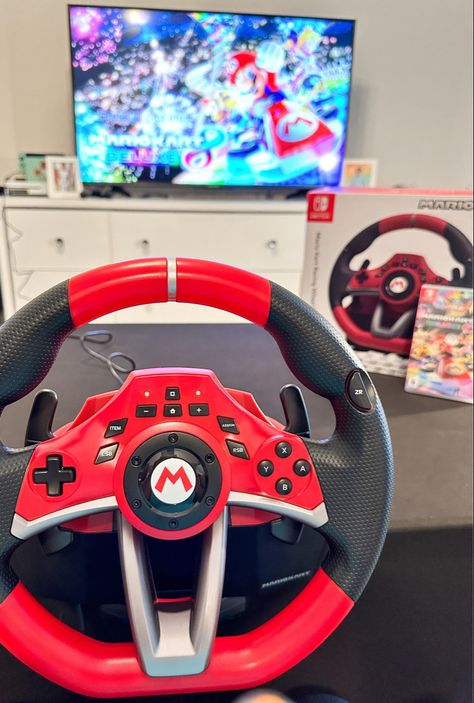 Summer time = Fun times, my kids love Mario Kart. I love playing racing games too. I decided to get this new racing wheel for my Mario kart 8 deluxe game. A fun way to connect and have fun with my kids! #gamer #familygamers #racingwheel #mariokart8deluxe #Kiddos #momlife #nintendoswitch Follow my shop @Da’Stylish Foodie on the @shop.LTK app to shop this post and get my exclusive app-only content! #liketkit #LTKkids @shop.ltk https://liketk.it/4bmtv Mario Kart Game, Mario Kart Race Track, Mario Kart Rainbow Road, Mario Kart 7, Mario Video Game, Mario Kart Switch, Drivers Education, Mario Kart 8, Kart Racing