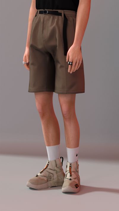 Sims 4 Cc Male Outfit Set, Sims 4 Cc Shorts Men, Sims 4 Cc Male Shorts, Sims4 Male Clothes, Sims 4 Male Clothes, Alpha Cc, Vibes Outfit, School Shorts, Male Clothes