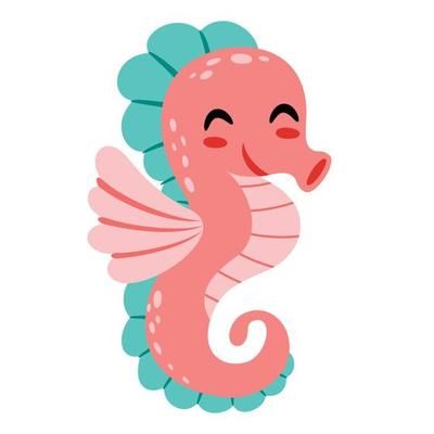 Seahorse Cartoon, Seahorse Drawing, Seahorse Art, Water Creatures, Learning Websites, The Cartoon, Cartoon Drawing, Logo Banners, Cityscape Photos