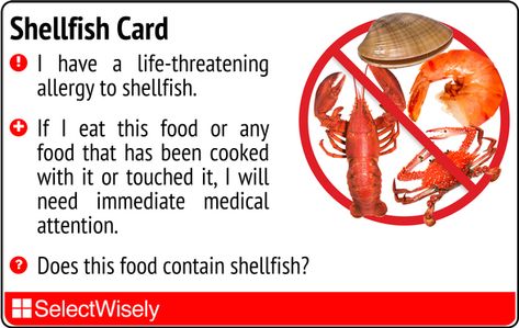 Shellfish Allergy, Food Allergies Awareness, Allergy Awareness, Food Allergy, Wide Awake, Foreign Language, Food Allergies, Allergies, Seafood