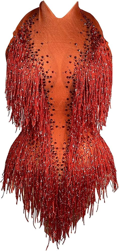 Fringe Costume, Fringe Bodysuit, Fringe Leotard, Vegas Glam, Drag Leotard, Fringe Dance Costume, Rhinestone Outfits, Burlesque Show Outfit, Fringe Outfit