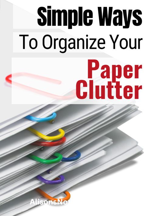 Organize Important Papers, Organizing Paper Clutter, Clutter Challenge, Paperwork Organization, Paper Organizing, Organizing Important Papers, Organize Paperwork, Mom Office, Paper Clutter Organization