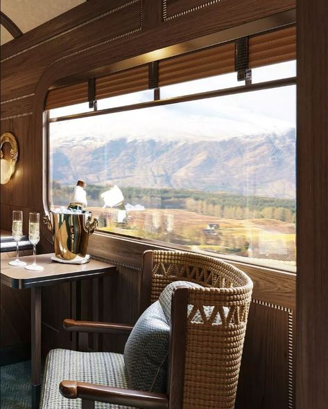 Belmond train — Car Tailoring Sleeper Train, Butler Service, Scenic Travel, Art Deco Decor, Robb Report, Scottish Landscape, Train Car, Scottish Heritage, Scotland Travel