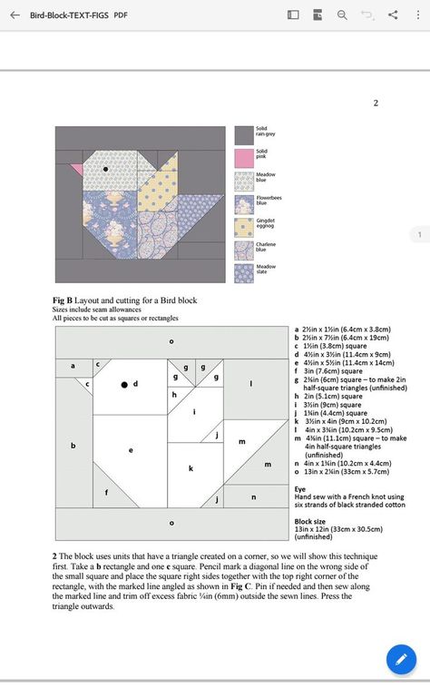 Pin by C Poto on Quilt Block Patterns | Scrap quilt patterns, Patchwork quilt patterns, Bird quilt blocks Quilt Along, Pieced Quilt Patterns, Bird Quilt Blocks, Paper Pieced Quilt Patterns, Foundation Paper Piecing Patterns, Scrappy Quilt Patterns, Quilt Block Patterns Free, Quilt Square Patterns, Paper Pieced Quilt