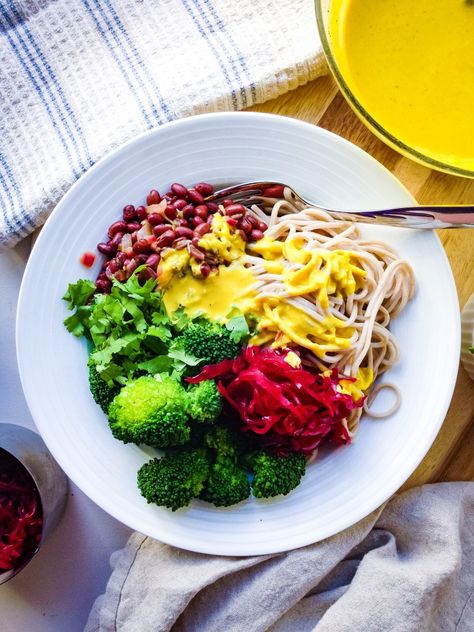 Vegan Macrobiotic Bowls with Adzuki Beans and Turmeric Tahini Sauce | Up Beet Kitchen Adzuki Bean Recipe, Macrobiotic Recipes, Tahini Sauce Recipe, Plant Based Lunch, Adzuki Beans, Sweet Potato Wedges, Fermented Vegetables, Healthy Bowls, Healthy Summer Recipes