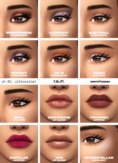 Sims 4 Make Up Cc, Ariana Grande Makeup, Sims 4 Cheats, Sims 4 Cc Eyes, Sims 4 Cas Mods, Makeup Cc, R E M Beauty, Sims 4 Mm Cc, Sims 4 Cc Makeup