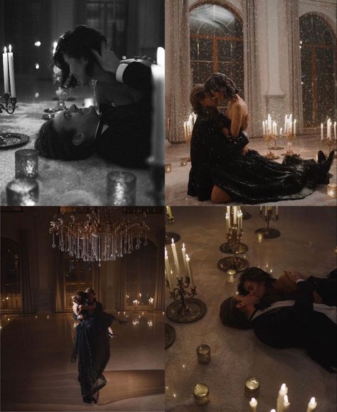 Candlelit Engagement Photos, Fluff Couple Poses, Dark Moody Aesthetic Pictures, Dark Romantic Couple Photoshoot, Dark Engagement Photos Romantic, Dark Romance Photoshoot, Engagement Photoshoot Aesthetic, Dark Academia Engagement Photos, Dark Romance Wedding