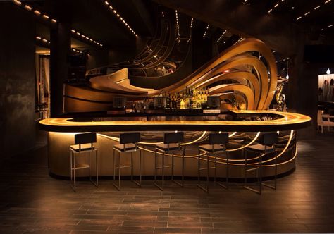 Hyde, American Airlines Arena Club Interior, Bar Counter Design, Restaurant Bar Design, Bar Design Awards, Nightclub Design, Bar Interior Design, Counter Design, Bar Interior, Bar Design Restaurant