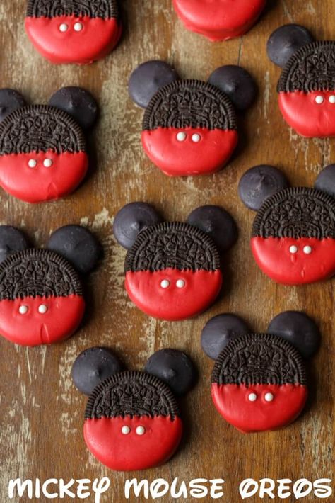 Mickey Mouse Oreos, Mickey Mouse Desserts, Mickey Mouse Treats, Γενέθλια Mickey Mouse, Mickey Mouse Birthday Theme, Mouse Cookies, Mickey Mouse Birthday Decorations, Mickey First Birthday, Mickey 1st Birthdays