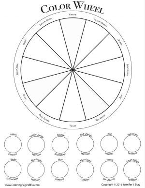 Free Color Wheel Worksheet Jennifer Stay, Color Pencil Drawing Tutorial, Color Wheel Lesson, Color Wheel Worksheet, Pencil Drawing Tutorial, Blank Color, Ral Color Chart, Coloring Pencils, Pencil Techniques