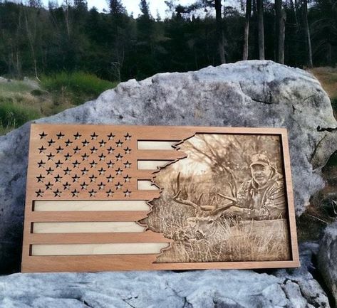 Laser Cut Christmas Ideas Rustic Gift Ideas, Hunting Wood Projects, Christmas Gifts For Hunters, Wood Engraved Signs, Gift For Country Boyfriend, Engraved Gifts For Him, Wood Engraving Art, Laser Engraved Christmas Gifts, Country Boy Gift Ideas