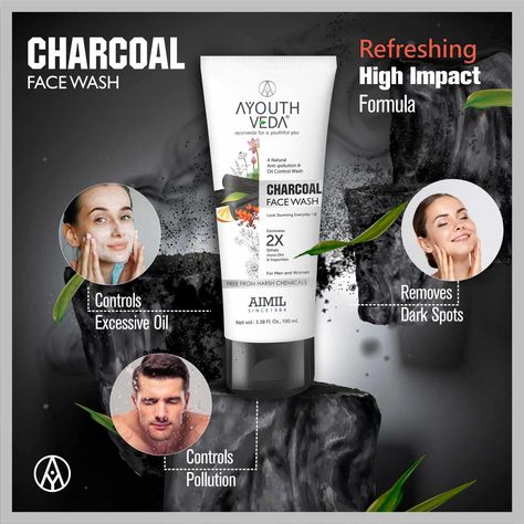 Charcoal Face Wash, Bamboo Charcoal, Face Wash, Dark Spots, Pollution, Chemicals, Quick Saves