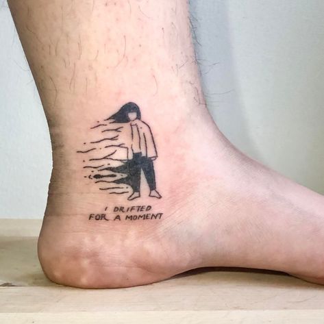 Liminal Tattoo, Escape Tattoo, Double Tattoo, Silly Tattoos, Quote Tattoo Ideas, Inspiring Quote Tattoos, Interesting Tattoos, Earthy Tattoos, Stick Poke Tattoo