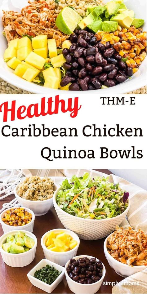 Instant Pot Salsa Chicken, Chicken With Quinoa, Instant Pot Salsa, Thm E, Thm Dinner, Chicken Quinoa Salad, Perfect Health Diet, Trim Healthy Recipes, Trim Healthy Momma