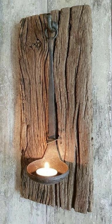 Driftwood Art Diy, Barn Wood Crafts, Barbie Kitchen, Seni Dan Kraf, Deco Originale, Driftwood Crafts, Diy Holz, Furniture Plans Free, Kitchen Diy