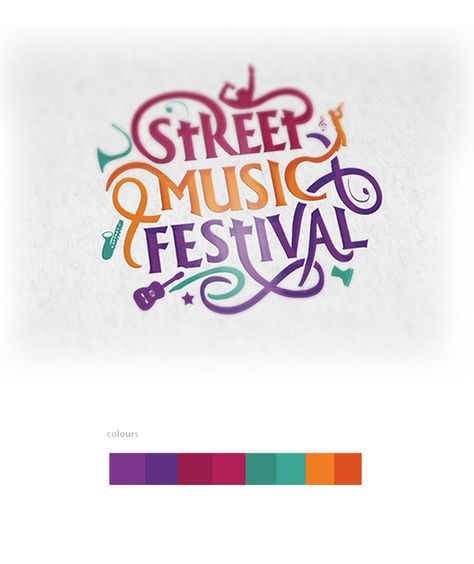 Music Festival Merchandise Design, Festival Logos Design, Arts Festival Logo, Festive Logo Design, Dj Brand Identity, Festival Tshirt Design Ideas, Festival Logo Ideas, Festival Logo Design Inspiration, Music Event Logo