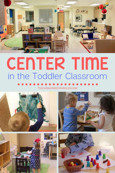 Wondering how to set up and manage toddler center time? Here are tips for putting together a plan for your classroom! #toddler #centers #classroom #play #learning #teachers #management #organization #age2 #teaching2and3yearolds Center Ideas For Toddlers, 4k Classroom Ideas, Toddler Center Ideas, Toddler Daycare Rooms Classroom Layout, Twos Classroom Ideas, Daycare Toddler Room Ideas, Preschool Centers Ideas, Daycare Set Up Ideas Home, Parent Board Preschool