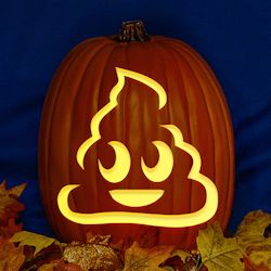 Poop Emoji Pumpkin, Pumpkin Carving Emoji Faces, Emoji Pumpkin Carving, Pumpkin Emoji, Cute Pumpkin Carving, Halloween Pumpkin Carving Stencils, Poop Emoji, Emoji Faces, Pumpkin Carvings Stencils