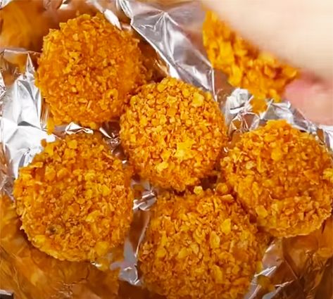 Doritos Recipes - ASMR Food Recipes - Viral Food Recipes - Easy Fried Cheese Recipes Air Fried Babybel Cheese, Babybel Cheese Recipes, Air Fried Food, Quick Easy Snacks, Cheese Fries, Easy Snack Recipes, Great Appetizers, Cheese Recipes, Easy Snacks