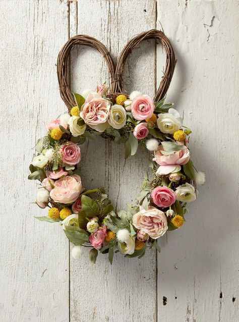 Diy – Velikonoce, Diy Osterschmuck, Spring Door Decoration, Easter Egg Garland, Diy Frühling, Farmhouse Easter Decor, Easter Door Decor, Diy Spring Wreath, Easter Door