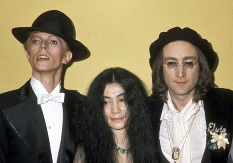 David Bowie,Yoko Ono and John Lennon, Grammys, March 1st 1975 Angela Bowie, John And Yoko, Duncan Jones, David Bowie Fashion, The Righteous Brothers, David Bowie Pictures, John Lennon Yoko Ono, Sean Lennon, John Lennon And Yoko