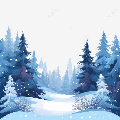 winter christmas landscape falling snow forest and blizzard vector illustration png Snow Landscape Illustration, Snow Forest Illustration, Christmas Forest Illustration, Blizzard Illustration, Snow Scenes Winter Landscape, Winter Ads, Winter Graphic Design, Winter Mood Board, Forest With Snow