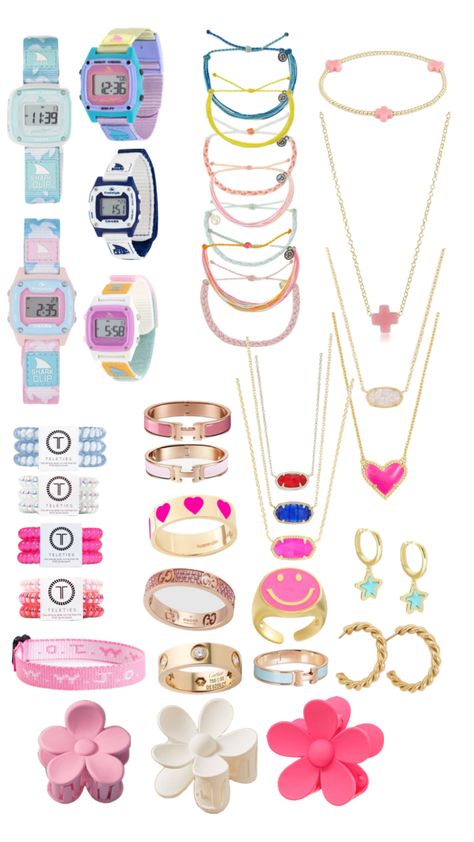 Preppy Jewlery, Capsule Wardrobe Jewelry, Jewelry For Summer, Girly Christmas Gifts, Preppy Accessories, Kendra Scott Necklace Elisa, Jewelry Closet, Jewelry Wishlist, Preppy Bracelets