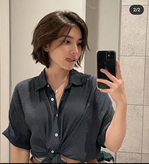 Short Hair Tomboy, Really Short Hair, Hair Inspiration Short, Shot Hair Styles, Haircuts Straight Hair, Short Hair Haircuts, Cut My Hair, Trendy Short Hair Styles, Medium Length Hair Cuts