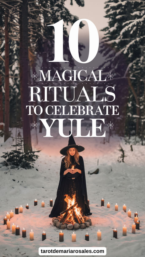 Celebrate Yule with these 10 enchanting rituals that bring warmth, gratitude, and renewal to the winter solstice. From candle lighting ceremonies to seasonal altars and meditative practices, each ritual is crafted to welcome the return of the sun and embrace winter’s magic. Perfect for adding meaning and connection to the season! 🌲 #YuleRituals #WinterSolstice #SeasonalMagic Celebrate Yule, Winter Equinox, Wicca Holidays, Winter Solstice Rituals, Winter Solstice Party, Winter Solstice Traditions, Yule Traditions, Candle Lighting Ceremony, Yule Celebration