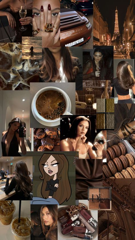 #wallpaper #beauty #outfitinspo #brown #fyp Brown Moodboard, Vision Collage, Mocha Girls, Brunette Aesthetic, Vision Board Wallpaper, Chocolate Girls, Baddie Tips, Things To Do When Bored, Dark Feminine Aesthetic