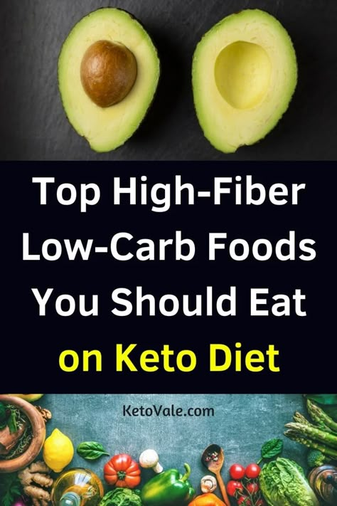 High Fiber Low Carb, Breakfast Low Carb, High Fibre, Fiber Diet, High Fiber Diet, Ketogenic Diet Meal Plan, Keto Tips, Fiber Rich Foods, High Fiber Foods