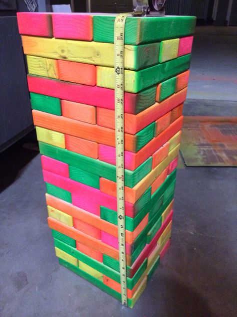 Fun stuff! Giant Jenga! Giant Jenga, Fun Stuff, In The Dark, Kids Party, Glow In The Dark, Led, Toys, Quick Saves