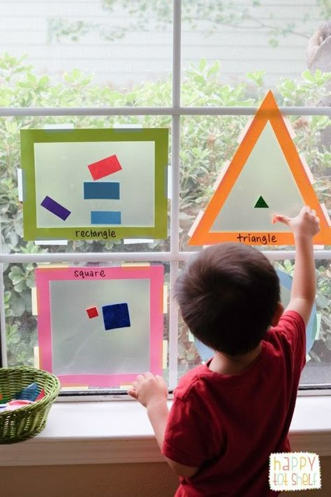 Shape sorting activity for toddlers Shape Sorting Activities, Shapes Lessons, Shape Activities Preschool, Activity For Toddlers, Easy Toddler Activities, Toddler Classroom, Shapes Preschool, Childcare Activities, Learning Shapes