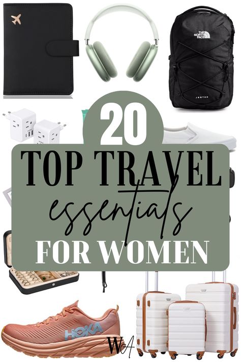 The best Amazon products for travel — everything you need to bring on your next trip! #travel #amazon #amazonprime #traveltips #packingtips #packing Amazon Airplane Must Haves, Long Flight Essentials, Travel Gift Basket, Long Plane Ride, Amazon Travel Must Haves, Amazon Travel Essentials, Travel Tech Organizer, Flight Essentials, Travel Size Perfume