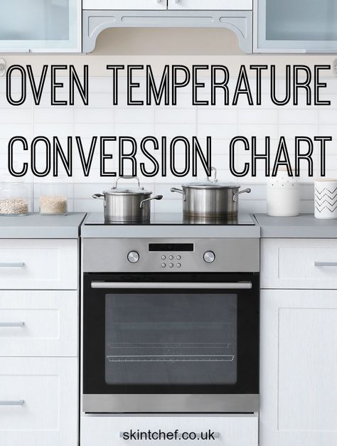 Use this Oven Temperature Conversion Chart as a guide when converting cooking temperatures between Celsius, Fahrenheit, gas and fan assisted ovens. Convection Oven Conversion, Oven Temperature Conversion, Temperature Conversion Chart, Oven Temperature, Temperature Chart, Budget Recipes, Oven Canning, Easy Oven, Grilling Tips